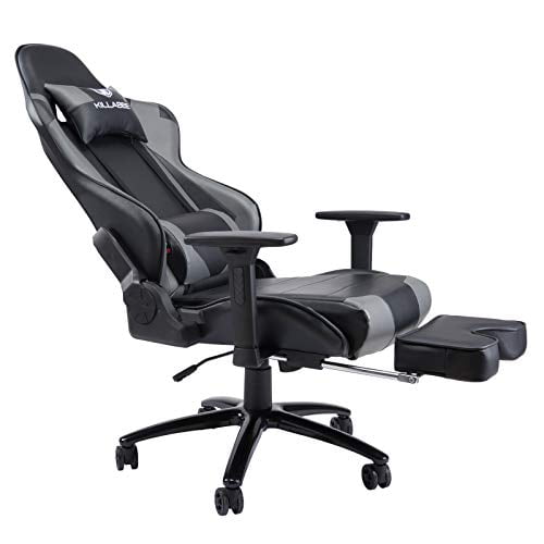 Killabee Big and Tall 350lb Massage Memory Foam Gaming Chair