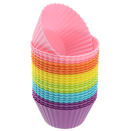 Freshware Silicone Standard Reusable Cupcakes