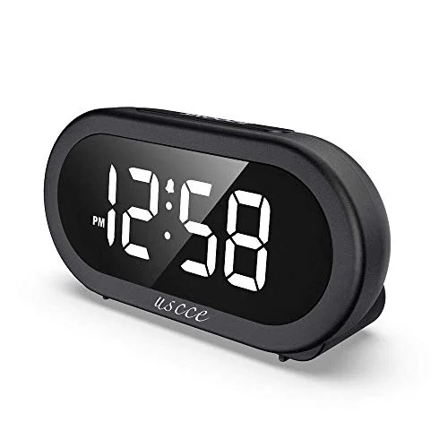 USCCE Small LED Digital Alarm Clock