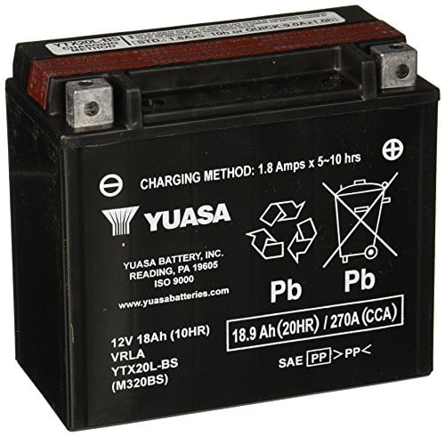 Yuasa YUAM320BS YTX20L BS Battery