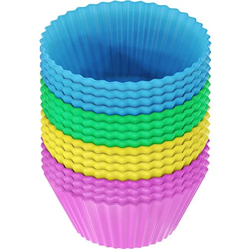 Vremi Silicone Cupcake Baking Cups