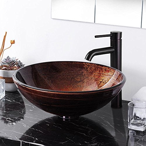 Aquaterior Tempered Glass Sink