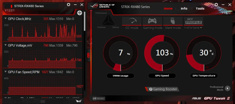 ASUS ROG Strix RX 480 8GB OC Edition Graphics Card Review 4 ASUS ROG RX 480 Software