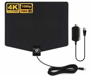 Amplified HD Digital TV Antenna Long 120 Miles Range Review