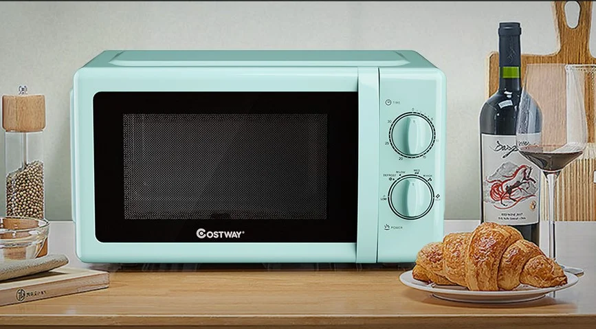 COSTWAY Retro Turn Dial Microwaves Oven Review