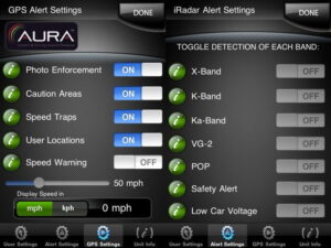 Cobra-iRadar-Settings