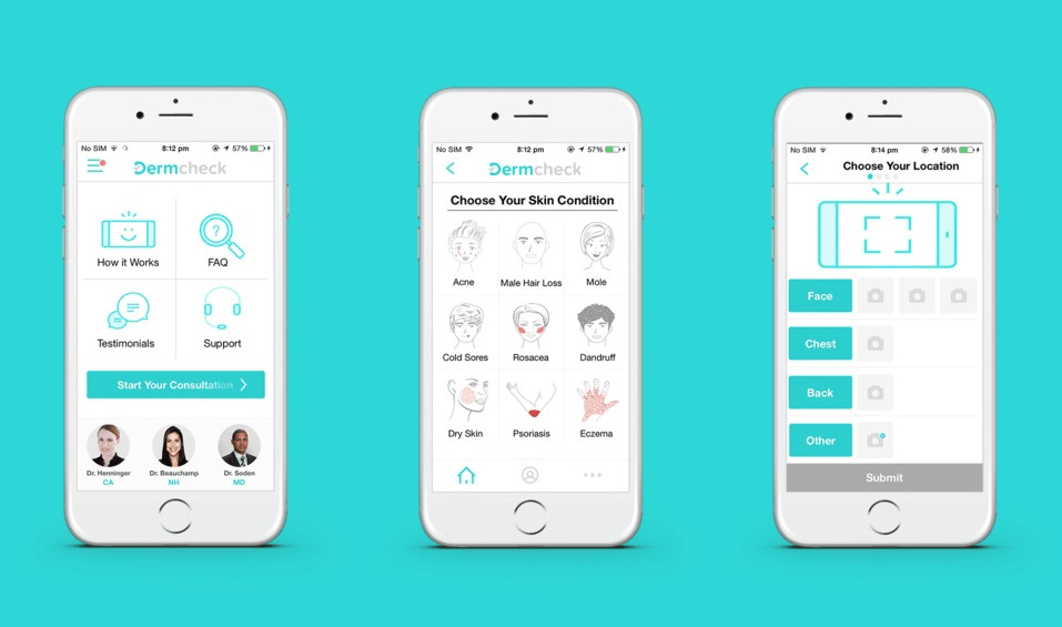 DermCheck on the iPhone