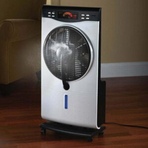 Evaporative Mist Indoor Fan Cools Like AC
