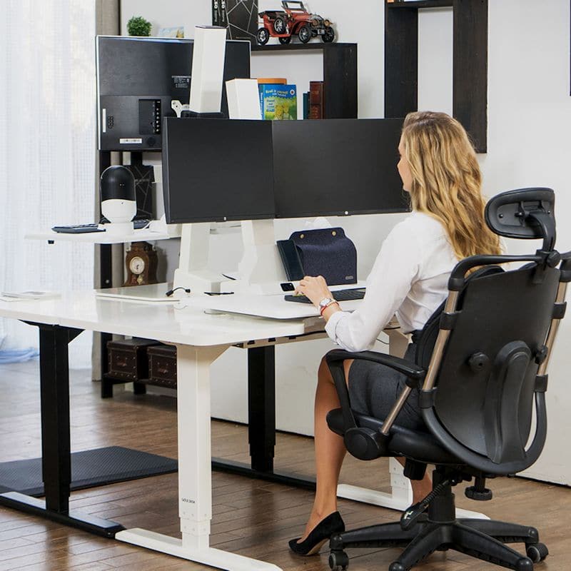 GAZEDESK Workstation Transforms Any Desk Into A Standing Desk