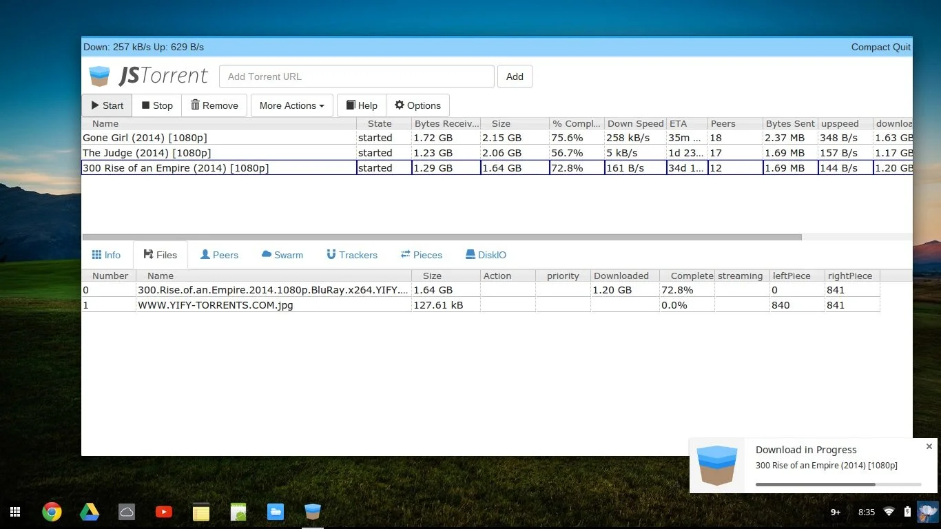 JSTorrent for ChromeOS