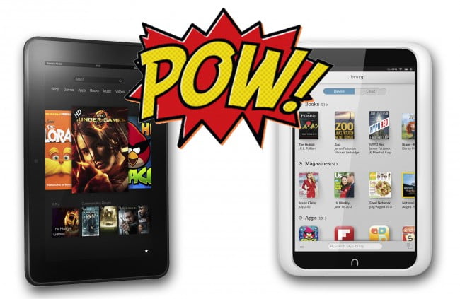 Amazon Kindle Fire HD vs Barnes & Noble Nook HD