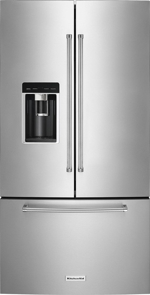 KitchenAid - 23.8 Cu. Ft. French Door Counter-Depth Refrigerator
