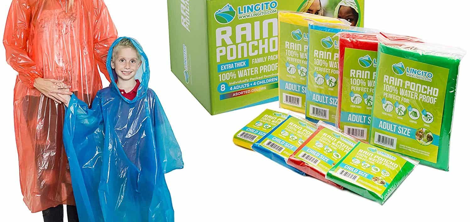 Lingito Rain Ponchos Family Pack Review