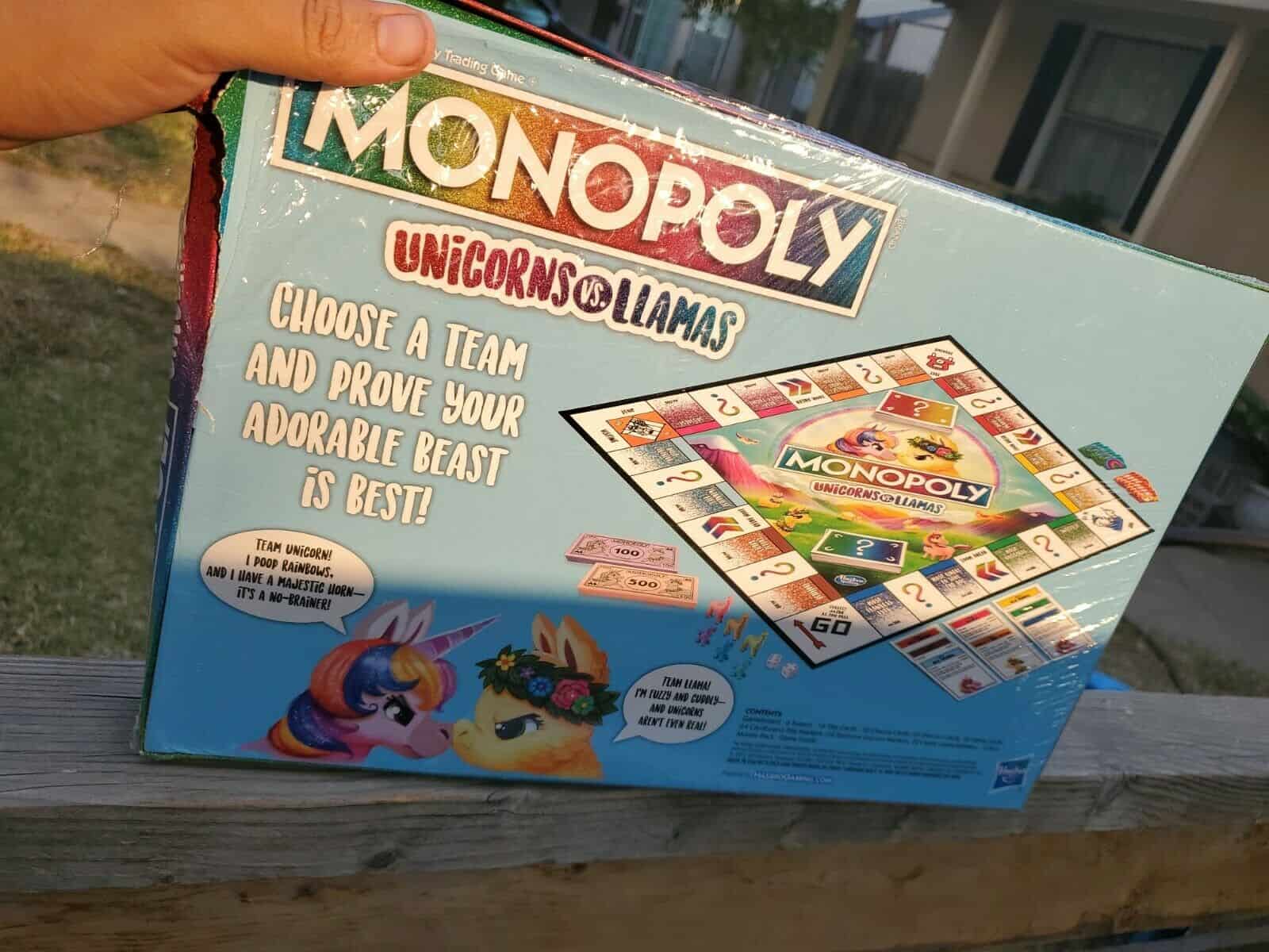 Monopoly E8760000 Unicorns vs Llamas Review