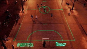 Nike Has Invented a Laser System to Create Instant Soccer Courts in Any City (video)