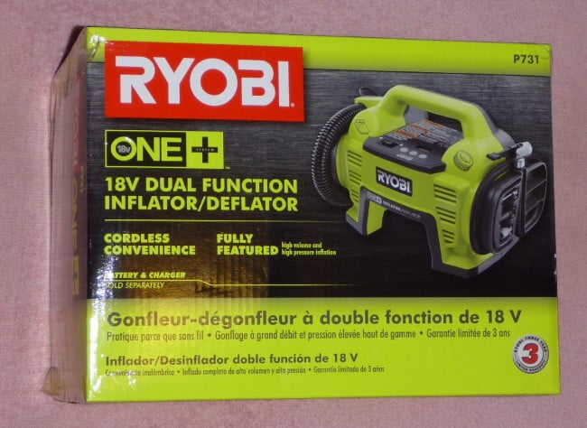 Ryobi 18v Dual Function Inflator/Deflator Review