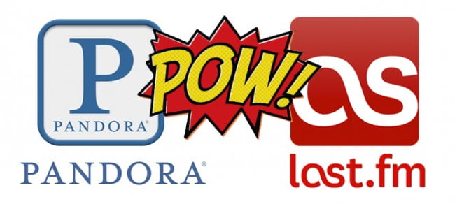 Pandora vs Last.fm (comparison)