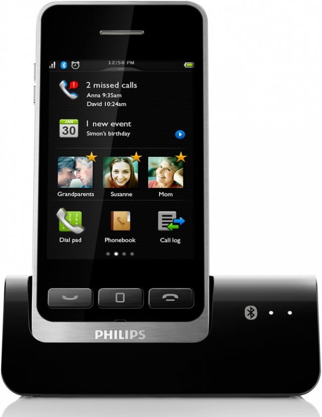 Philips S10 Touchscreen Home Phone is Very Smartphone (pics)