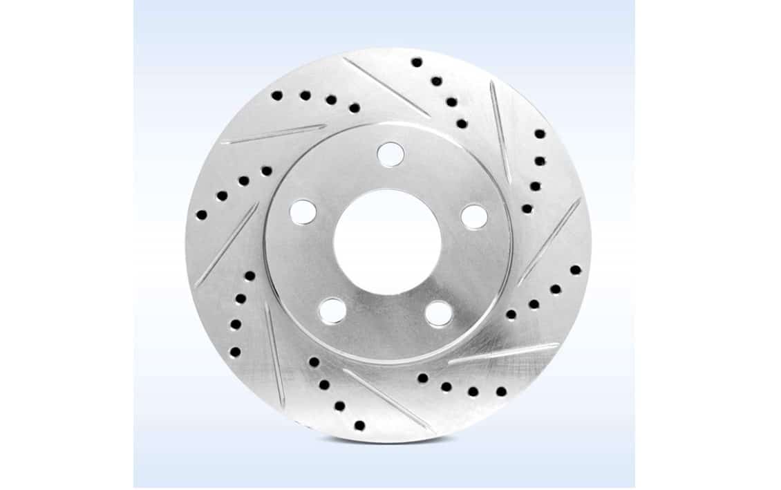 Power Sport Cross-Drilled Slotted Brake Rotors Kit and Ceramic Brake Review