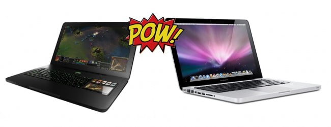 Razer Blade vs. Apple MacBook Pro 17" (comparison)