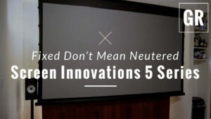 Screen Innovations 5-Series Motorized 115" Projector Screen Video Review: Fixed Don't Mean Neutered