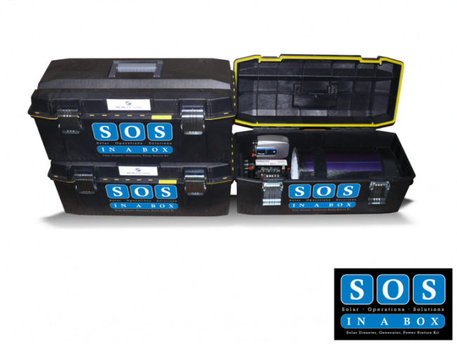 SOS in a Box: Portable Solar Powered Backup Generator System