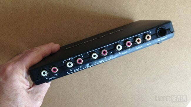 Sound Master back panel ports