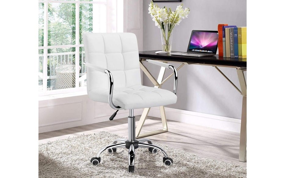 Yaheetech White Desk Chairs Review