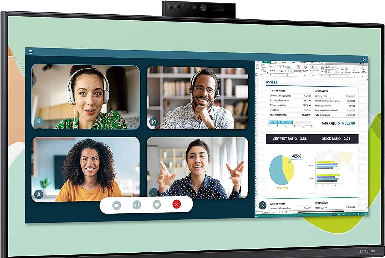 best computer monitor with webcam