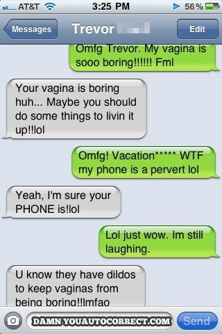 20 of the Funniest Auto Correct Texts Turned Sexual (pics)