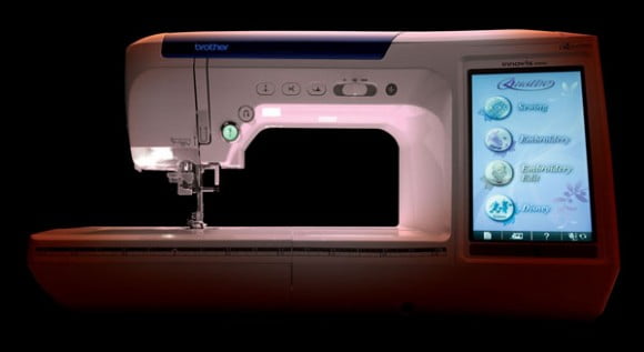 Brother Quattro 6000D: World's First Sewing Machine With A Camera & HD LCD Screen