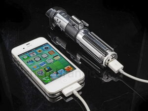 Star Wars Inspired Darth Vader Lightsaber Portable Battery Charger