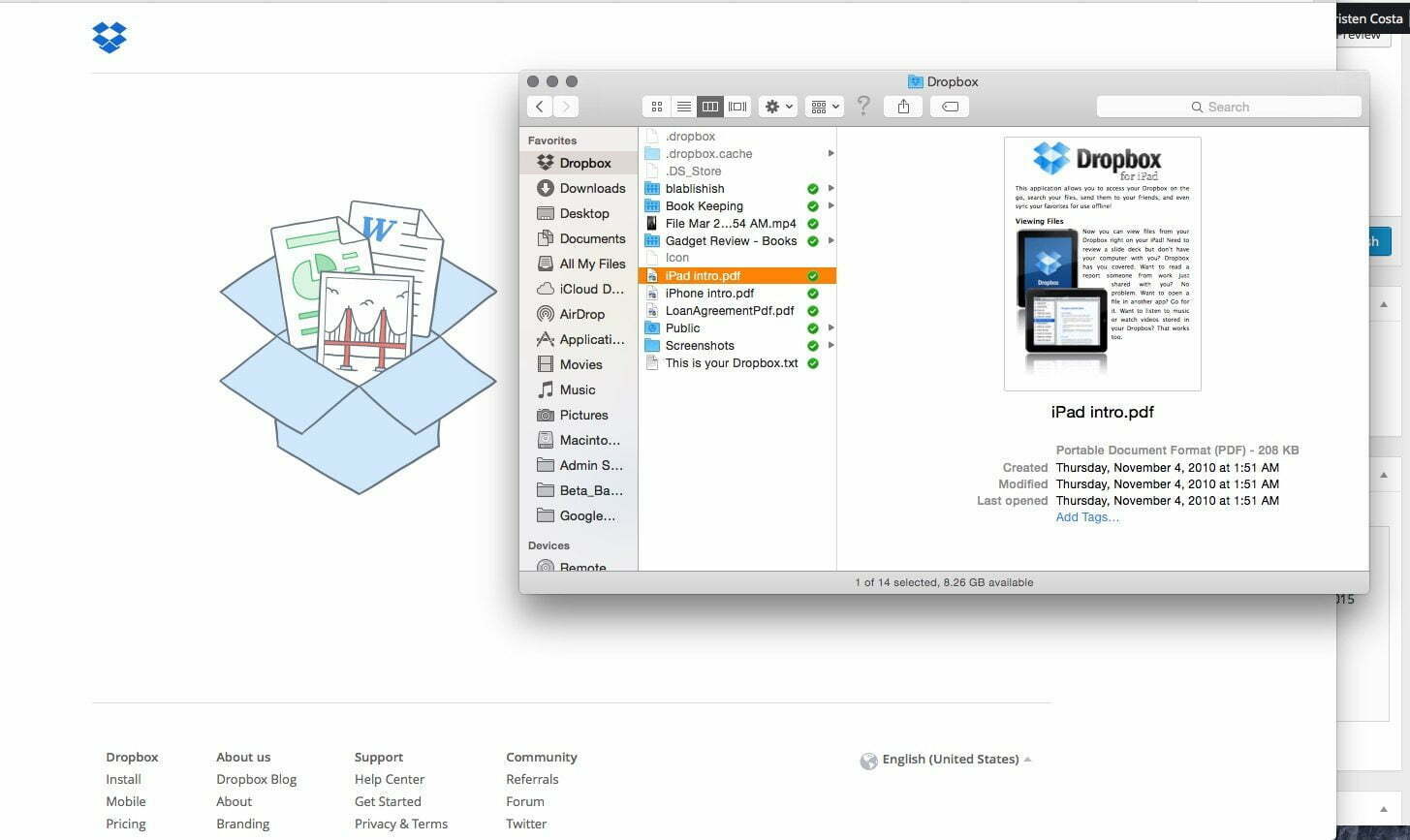 How Does Dropbox Work 2 Dropbox for Mac