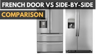 French Door Refrigerator Vs Side-By-Side|This model is the most popular refrigerator design among French door units|French door refrigerators may offer more storage versatility
