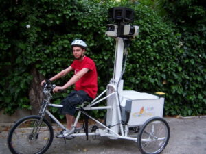 Google Tricycle With Street View Camera (video)