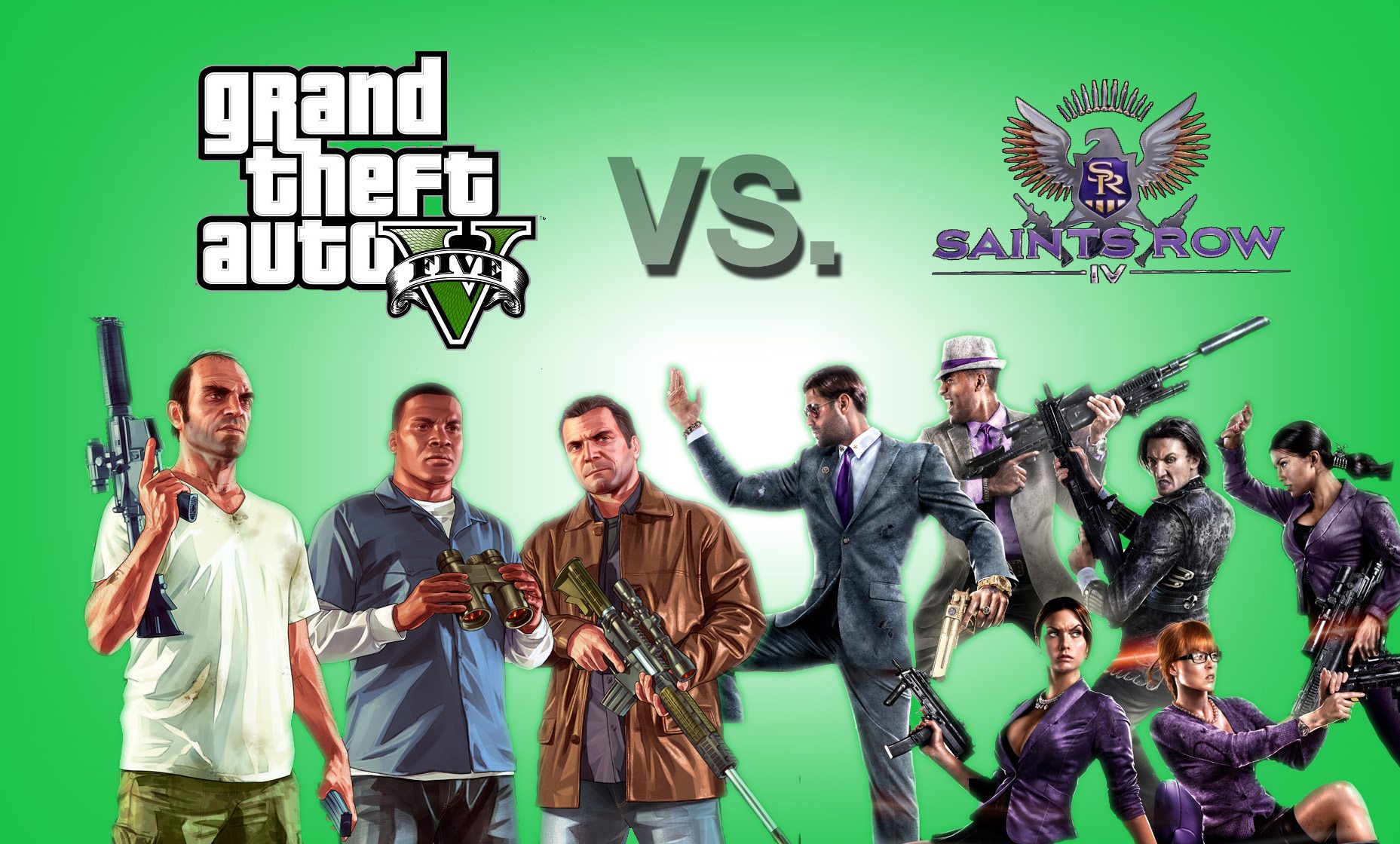 GTA 5 vs. Saints Row 4 (comparison)