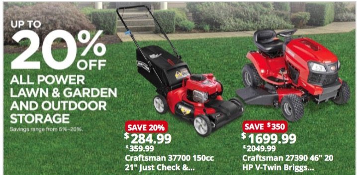 When Do Lawnmowers Go On Sale