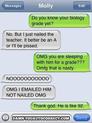 20 of the Funniest Auto Correct Texts Turned Sexual (pics)