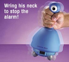 Nobby Alarm Clock: Just Ring His Neck To Sleep