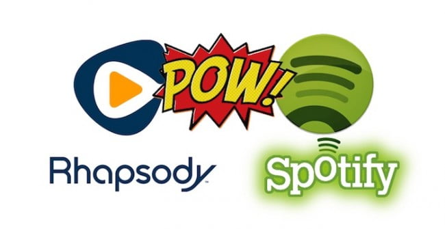 Spotify vs. Rhapsody (comparison)