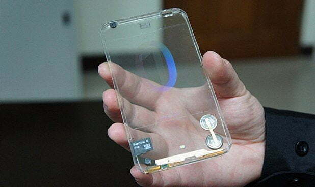 Transparent Touch Screen Phone Born in Taiwan Powered by the U.S.